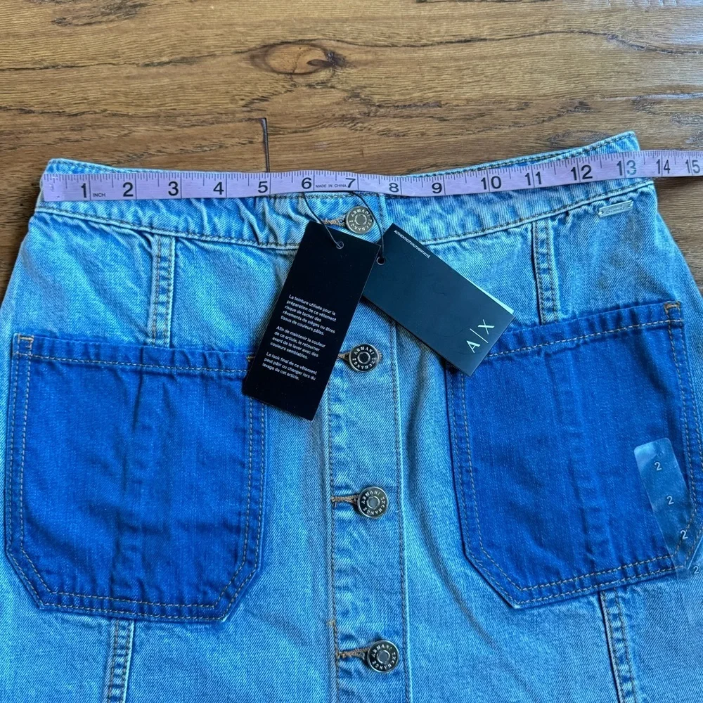 Armani Exchange Denim Mini‎ Skirt